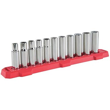 CRAFTSMAN Deep Socket Set 12Inch Drive Metric 11Piece CMMT12049