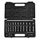 Sunex Tools SUNEX TOOLS 3325 38Inch Drive SAE Master Impact Socket Set StandardDeep 6Point CrMo 516Inch 1Inch 25Piece