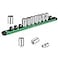 SK 12 Drive Socket Set Metric Sockets 11Piece 1020mm SuperKrome Finish Preminum CRV Construction with Aluminum Socket Organizer