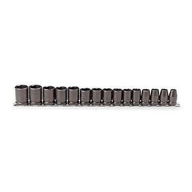STANLEY Stanley Proto J74204 15 Piece 6 Point 12 Drive Metric Impact Socket Set