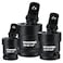 WORKPRO Impact Universal Joint Set 3 Piece12 38 14Inch Drive Swivel Socket Set Socket Adapter Set Premium CRMO Steel Impact Grade 360 Degree Rotation for Various Angles