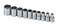 SK Tools USA 14 Drive 10 Piece 12 Point Standard SAE Chrome Socket Set 316 916 4946