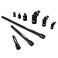 WORKPRO 9Piece Impact Socket Extension Set Includes 38 Drive Extension Bar Set 14 38 12 Drive Universal Joints and Adapters Premium Chrome Vanadium Steel with Black Phosphate Finish