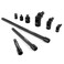 WORKPRO 9Piece Impact Socket Extension Set Includes 38 Drive Extension Bar Set 14 38 12 Drive Universal Joints and Adapters Premium Chrome Vanadium Steel with Black Phosphate Finish