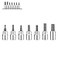 SK Tools USA 38 Drive 7 Piece Standard SAE Chrome Hex Bit Socket Set 18 38 19723