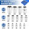 Uopyeri 14Piece Female ETorx Socket Set E4E24 External Star Sockets 14 38 12 Drive HighStrength CrV Steel Compatible with Regular ETorx Plus Automotive Repair Tool Kit with Storage Case