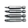 OHIY 4 pcs Pozi Drive Screwdriver Insert Bit Set Durable S2 Steel PZ0 PZ1 PZ2 PZ3 Sizes 2 in Long Shank