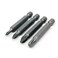OHIY 4 pcs Pozi Drive Screwdriver Insert Bit Set Durable S2 Steel PZ0 PZ1 PZ2 PZ3 Sizes 2 in Long Shank