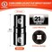 BLACKROBOT 12 Drive 21mm x 22mm Impact Lug Nut Socket Thin Wall Socket Set CRMO 6Point Electroplated Surface for Auto Repair