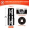 BLACKROBOT 12 Drive Impact Lug Nut Socket Set 19mm x 21mm Impact Socket Set CRMO 6Point Electroplated Surface for Auto Repair