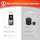 BLACKROBOT 4 Piece 14F To 38M Impact Socket Adapter SetSAE Drive CrMo Steel Exceeds ANSI StandardsSquare Drive Reducer for Impact Driver Wrench