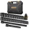boen BOEN 38 Drive Impact Socket Set 29 Piece Shallow Socket Set SAE 38 to 1 Metric 8 to 22mm Includes 6 10 Extension Bars Universal Joint 6 Point Design CrV Steel Meets ANSI Standards