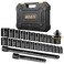 boen BOEN 38 Drive Impact Socket Set 29 Piece Shallow Socket Set SAE 38 to 1 Metric 8 to 22mm Includes 6 10 Extension Bars Universal Joint 6 Point Design CrV Steel Meets ANSI Standards