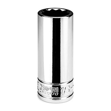 Capri Tools 18 mm Deep Socket 38 in Drive 12point Metric