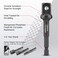 Carbyne CARBYNE 3Piece Impact Grade Socket Adapter Set 3 in Extension Bits 14 in 38 in 12 in Drive SpringLoaded Ball Lock