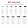 CASOMAN 11PCS 38 Drive 6 Pt MidLength Socket Set SAE Mirror Chrome Finish 14 516 38 716 12 916 58 1116 34 1316 78