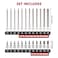 CASOMAN 38Drive Extra Long and Standard Torx Bit Socket Set 24 Piece Torx Star Bit Set T10 to T60 Length 150mm CRV S2 Steel