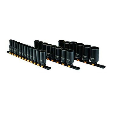 DEWALT DWMT19242 26PC MM 12 Drive Impact Deep Socket Set