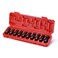 EMENTOL 10PCS 38 Drive Shallow Universal Impact Socket Set 6 Point Metric CRMO Swivel Standard Impact Socket Set 10mm 19mm