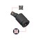 FOCMKEAS 38 Universal Joint Swivel Socket Adapter Black Impact Socket Extension CRV Steel 2PCS