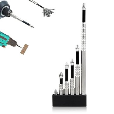 Honkdtyun Magnetic Screwdriver Bit Set highmagnetic screwdriver drill bit set25 50 65 70 90 150MM Magnetic Screwdriver Bits 6