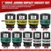 KIRXST 1 Drive Jumbo Impact Socket Set SAE Axle Nut Sockets 9Piece 12 in Drive Deep Impact Socket Set 6Point CrV Steel Universal Hex Deep Socket Set with heavy Duty Storage Case