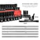 LLNDEI 38 Drive Impact Socket Set SAE and Metric 516 34 822mm 48pcs CRV Steel 6 Point Sockets Extension Bar 3in 6in 12F to 38M Reducer Universal Joint
