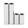 MIXPOWER 4PCS 14Drive 8mm DeepShallow Socket 6 Point CrV Steel 8mm