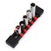 MIXPOWER 5PCS 14 Drive 6 Point Single Size 10mm Socket Set 10mm Socket Set Magnetic Socket Universal Joint Deep Standard Socket