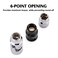 MIXPOWER 5PCS 38 Drive 10mm 6 Point Single Size Socket Set 10mm Socket Set Magnetic Socket Universal Joint Deep Standard Socket