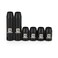 MIXPOWER 6PCS 38Drive 10mm DeepShallow Socket 6 Point 12 Point CRV Metric Black Phosphate Finish