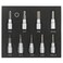 Rowiz 9 Pcs 38 Inch Drive Hex Bit Sockets Set Hex Allen Socket Key Bits Set Kit H2 H3 H4 H5 H55 H6 H7 H8 H10