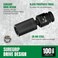 SK 38 Drive Universal Impact Socket Set Deep Swivel Impact sockets Metric 10Piece 1019 mm Premium CRMO Steel SureGrip 6 Point Design With Storage Rail