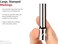 TEKTON 38 Inch Drive Deep 12Point Socket Set with Rail 19Piece 624 mm SHD91116