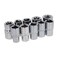 Utoolmart 12inch Drive 6Point Shallow Impact Socket Set 10mm24mm Metric Crv 10 Pcs