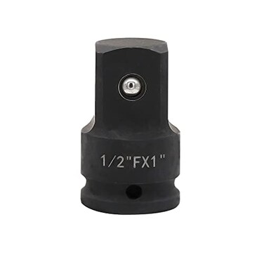VictorsHome Impact Socket Adapter and Reducer 12 Inch Drive F to 1 Inch M Chrome Molybdenum Steel Converter for Auto Construction