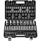 VEVOR Impact Socket Set 26pcs x 12inch Metric 10mm36mm Impact Sockets 6Point Deep Socket Rugged Construction Hightorque CrV 12 Inches Drive Socket Set Impact with a Storage Cage