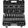 VEVOR Impact Socket Set 26pcs x 12inch Metric 10mm36mm Impact Sockets 6Point Deep Socket Rugged Construction Hightorque CrV 12 Inches Drive Socket Set Impact with a Storage Cage
