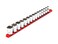 TEKTON 12 Inch Drive Shallow 12Point Socket Set with Rail 15Piece 1024 mm SHD92104