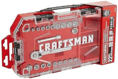 CRAFTSMAN Socket Set Universal 14Inch Drive 22Piece CMMT12014
