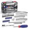 WORKPRO 70Piece 14 Drive Socket Set with QuickRelease Ratchet Metric and SAE for Auto Repairing Household W003068A