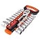 Egofine 20pcs 12 Inch Ratchet Socket Wrench Set Drive Socket Set with 18 Sockets 822mm24mm27mm30mm sockets and 2 Way Quick Released Ratchet Handle and Extension Bar
