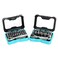 DURATECH 56Piece 14 Mini Ratchet Wrench and Screwdriver Bit Set 2in1 72Tooth and 60Tooth with Bit Socket Set Storage Cases Included