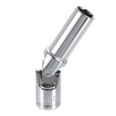 HARFINGTON 38 Drive Universal Joint Socket 12mm CRV Metric 6Point Rotation Swivel Flex Socket