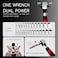 ironcube 53Piece Socket Ratchet Wrench Set with 20In1 Ratcheting Screwdriver 2in1 Adjustable Wrench for Garage Auto Repair Household Backyard College Dorm