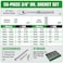 SK 38 Drive Socket Set with 90Tooth Ratchet 56Piece SAE Metric SuperKrome Finish Premium CRV Construction with EVA Foam Tool Organizer