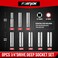 Upenjok 14 Inch Drive 12Point Metric Socket Set 8Piece Deep Well Socket Set CRV Steel Tool Set Sizes6mm 7mm 8mm 9mm 10mm 11mm 12mm 13mm