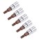 uxcell 5pcs 14 Drive x T15 Torx Bit Socket S2 Steel Bits CRV Sockets 38mm Length Use with Ratchet Wrench Slide Bar Extension Rod