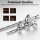 ValueMax VALUEMAX 9 PCS Socket Accessory Set Includes 38 Drive Extension Bar Set 14 38 12 Drive Universal Joints and Adapters Chrome Vanadium Steel with Mirror Finish Chrome Plated