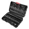 LLNEDL 14 inch Impact Socket Set 63 Piece Drive Socket Wrench Set Metric 415mm Deep and Shallow 6 Point Automotive Tool Kit with 72T Ratchet for Bicycle Car Repairing